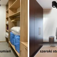 Jakie oświetlenie do garderoby, aby uniknąć złego doboru światła?
